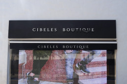 rotulos de letras corporeas y todo cibeles boutique madrid eco estores